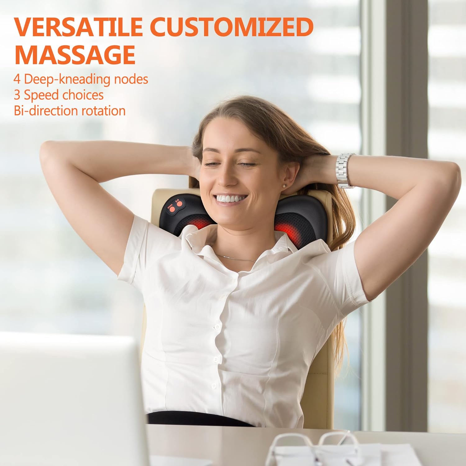 Masajeador Shiatsu de Alivio Profundo