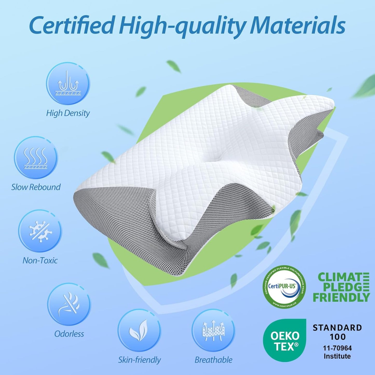 DormiWell Cervical Pro – Almohada Ergonómica para Dormir sin Dolor | Envío Gratis