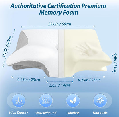 DormiWell Cervical Pro – Almohada Ergonómica para Dormir sin Dolor | Envío Gratis