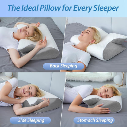 DormiWell Cervical Pro – Almohada Ergonómica para Dormir sin Dolor | Envío Gratis
